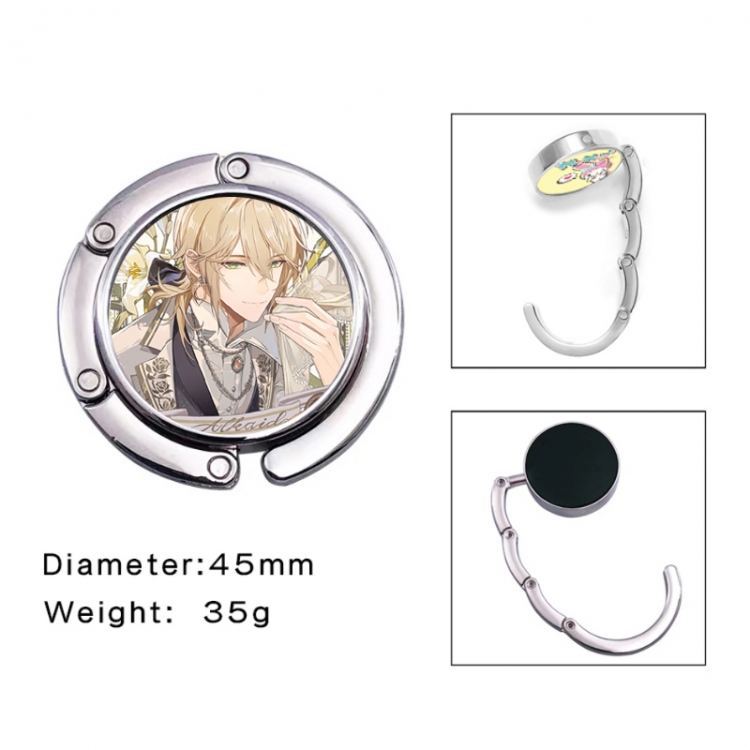 For All Time Anime folding bag hanger table edge bag hook 45mm