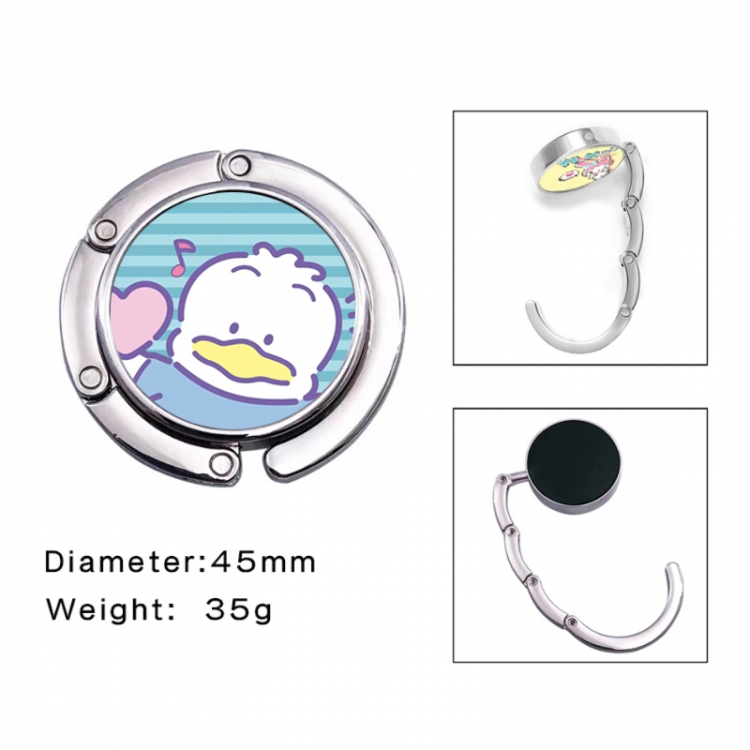 sanrio Anime folding bag hanger table edge bag hook 45mm