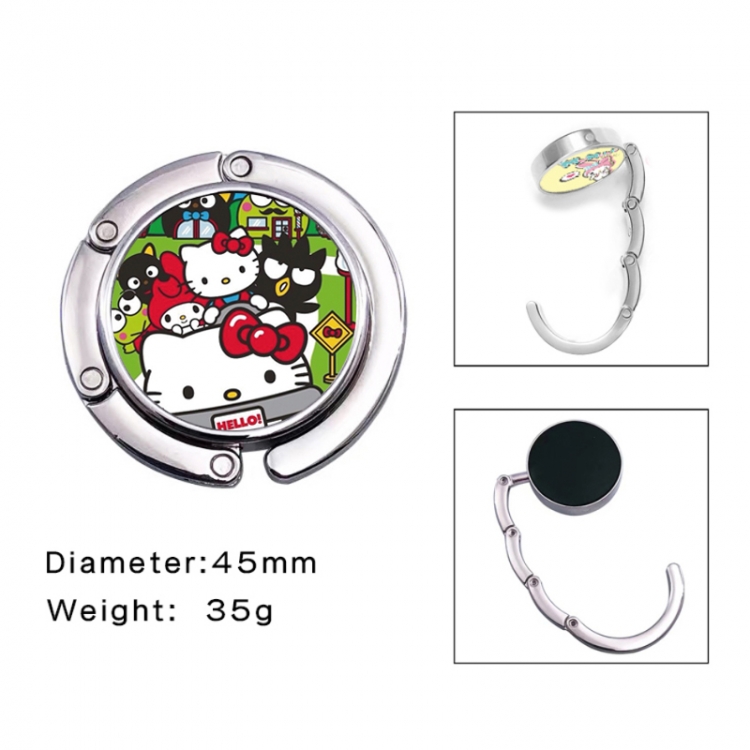 sanrio Anime folding bag hanger table edge bag hook 45mm
