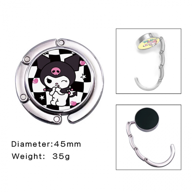 sanrio Anime folding bag hanger table edge bag hook 45mm