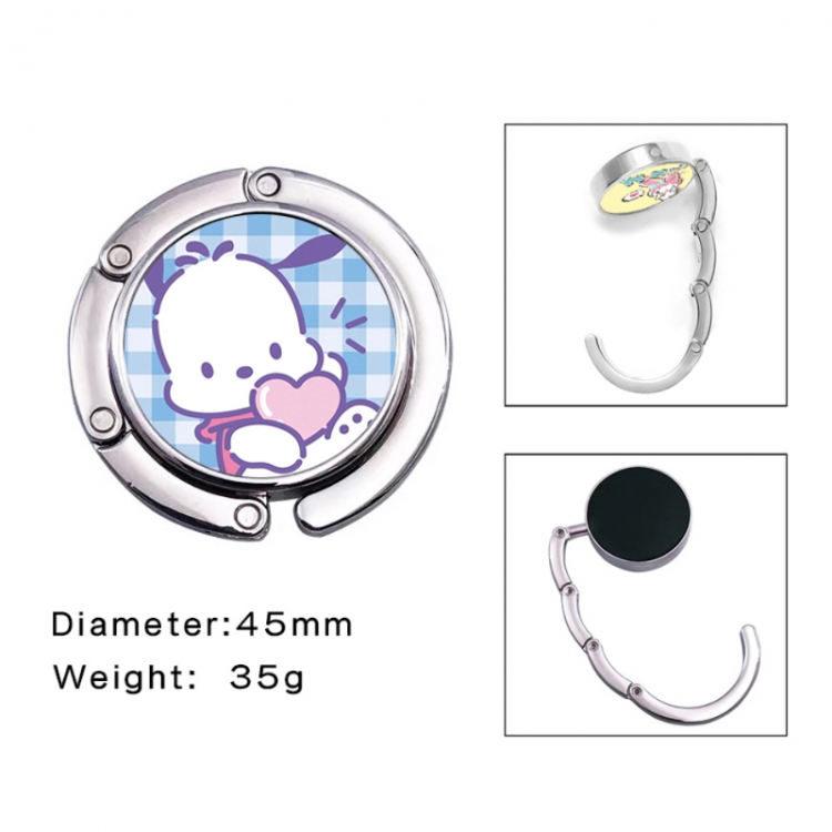sanrio Anime folding bag hanger table edge bag hook 45mm
