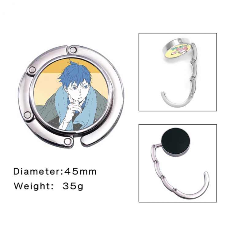 Haikyuu!! Anime folding bag hanger table edge bag hook 45mm