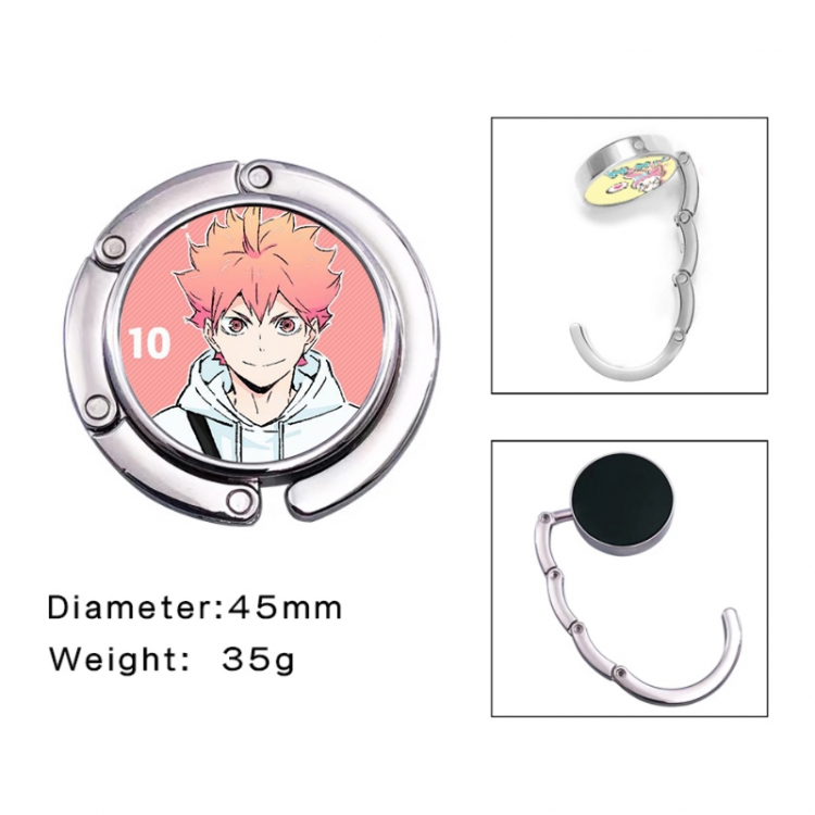 Haikyuu!! Anime folding bag hanger table edge bag hook 45mm