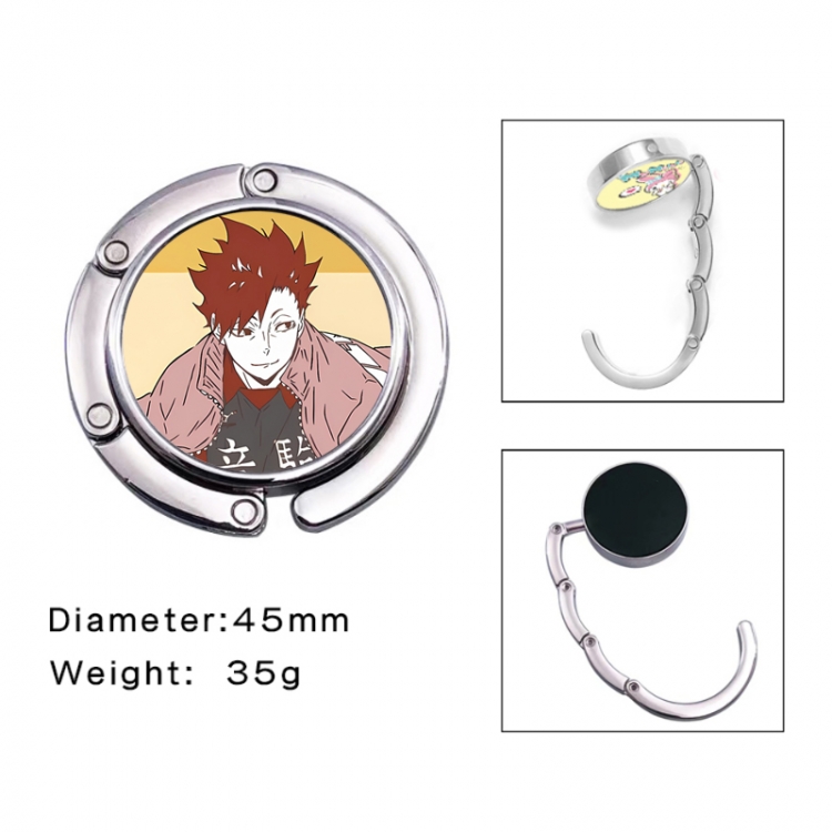 Haikyuu!! Anime folding bag hanger table edge bag hook 45mm