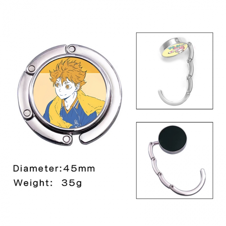 Haikyuu!! Anime folding bag hanger table edge bag hook 45mm