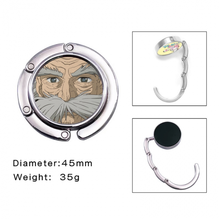 The Boy and the Heron Anime folding bag hanger table edge bag hook 45mm