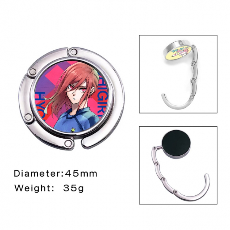 BLUE LOCK Anime folding bag hanger table edge bag hook 45mm