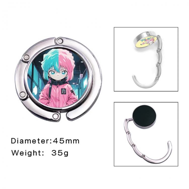 Detective conan Anime folding bag hanger table edge bag hook 45mm