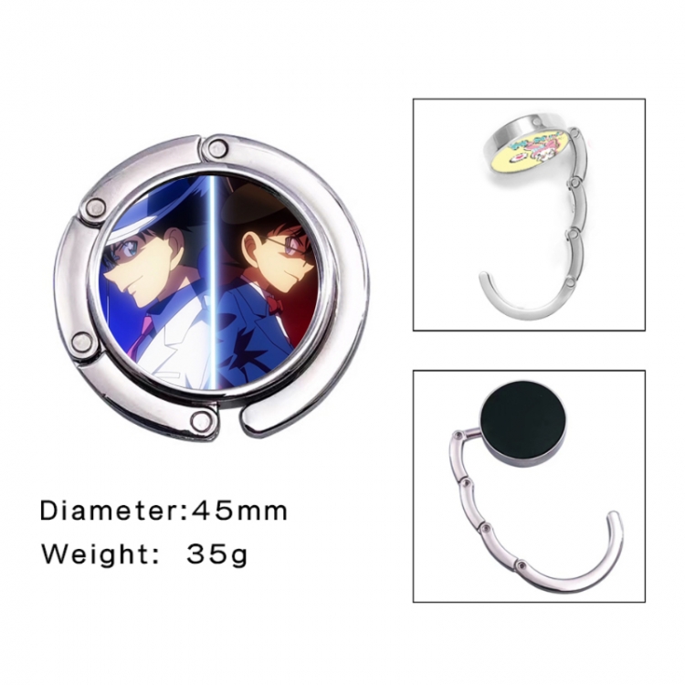 Detective conan Anime folding bag hanger table edge bag hook 45mm