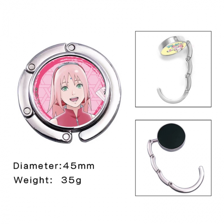 Naruto Anime folding bag hanger table edge bag hook 45mm
