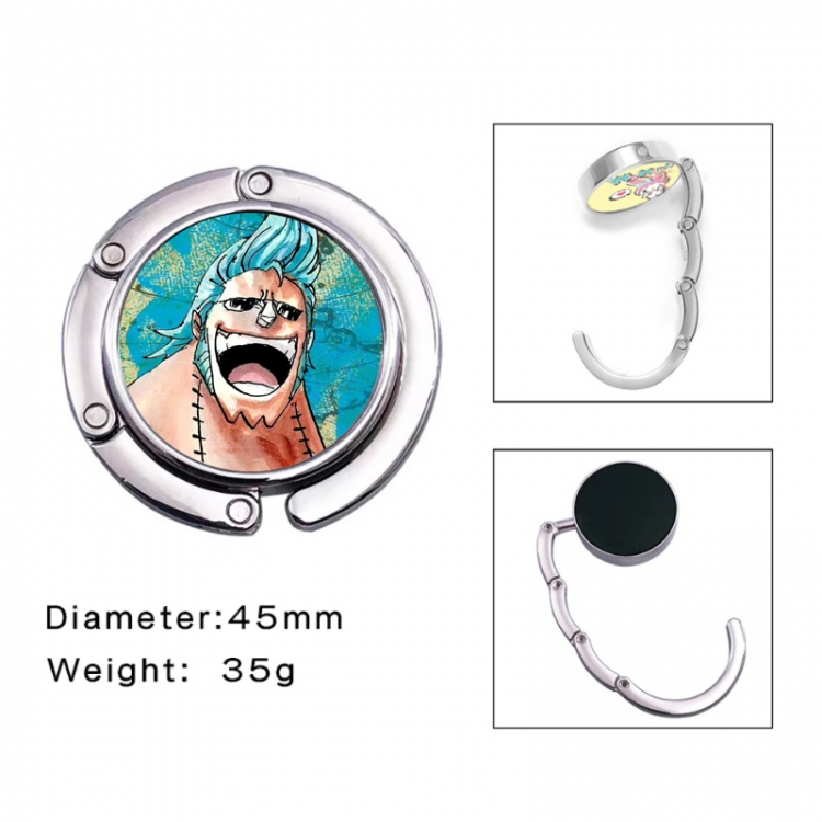 One Piece Anime folding bag hanger table edge bag hook 45mm