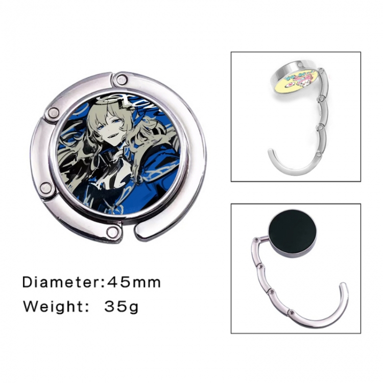 Library Of Ruina Anime folding bag hanger table edge bag hook 45mm
