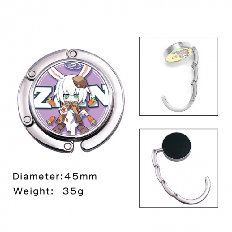 AOTU Anime folding bag hanger table edge bag hook 45mm