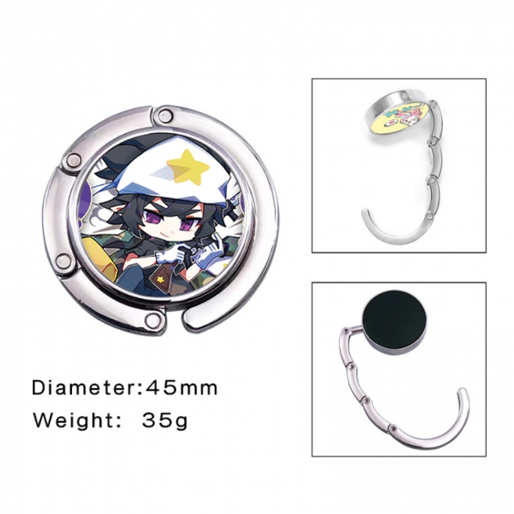 AOTU Anime folding bag hanger table edge bag hook 45mm