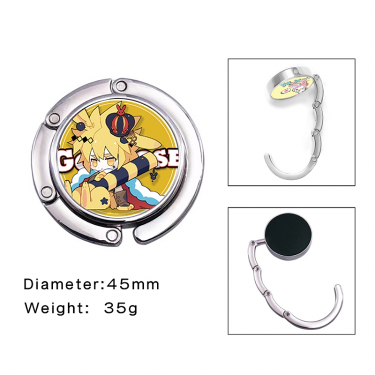 AOTU Anime folding bag hanger table edge bag hook 45mm