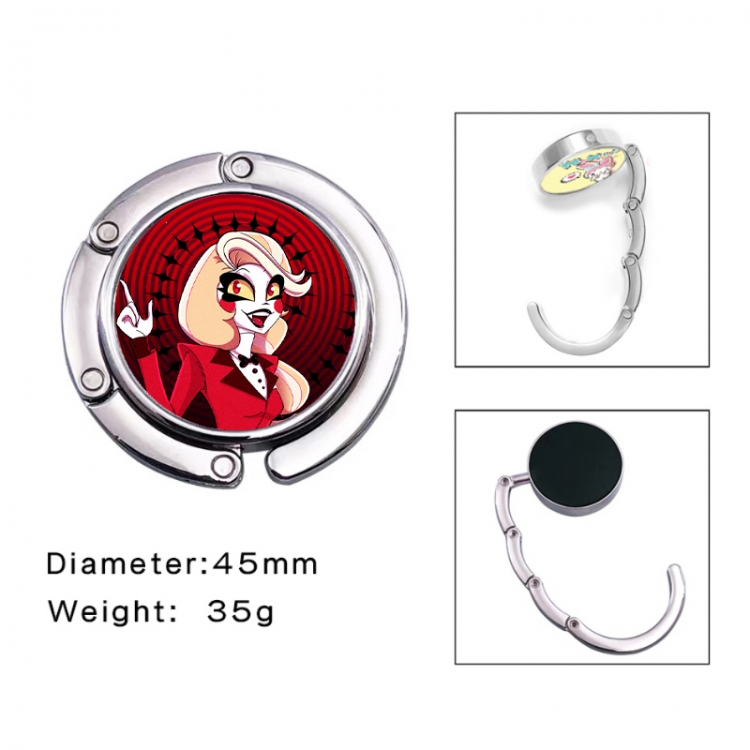 Hazbin Hotel Anime folding bag hanger table edge bag hook 45mm
