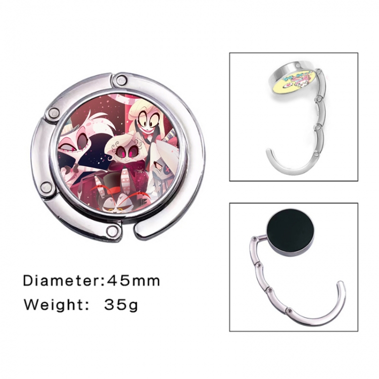 Hazbin Hotel Anime folding bag hanger table edge bag hook 45mm
