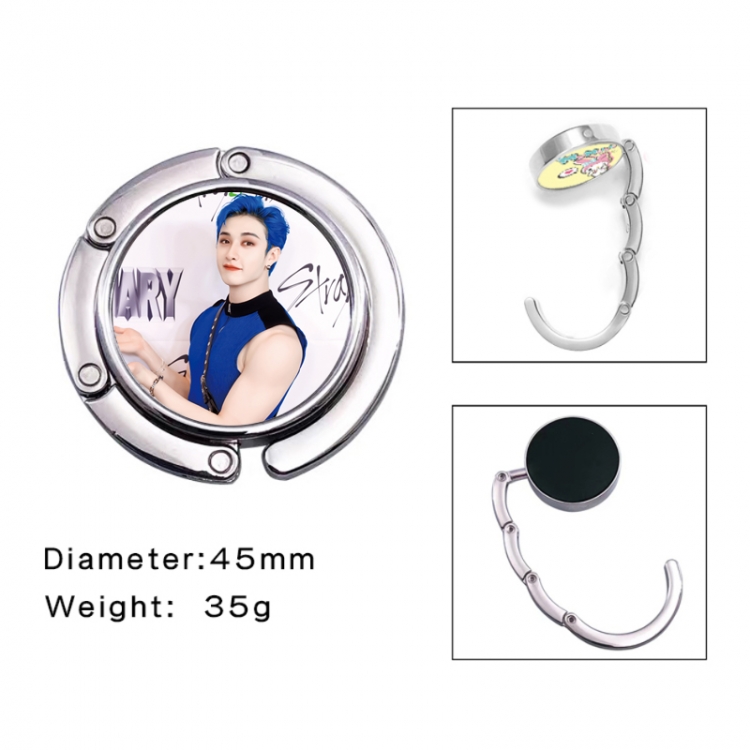 straykinds Anime folding bag hanger table edge bag hook 45mm