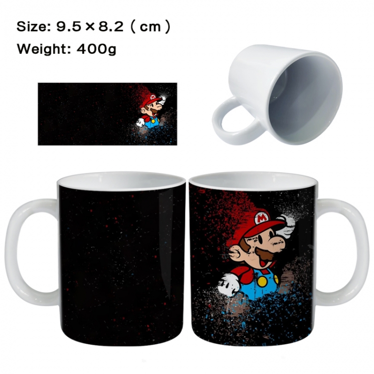 Super Mario Anime peripheral ceramic cup tea cup drinking cup 9.5X8.2cm