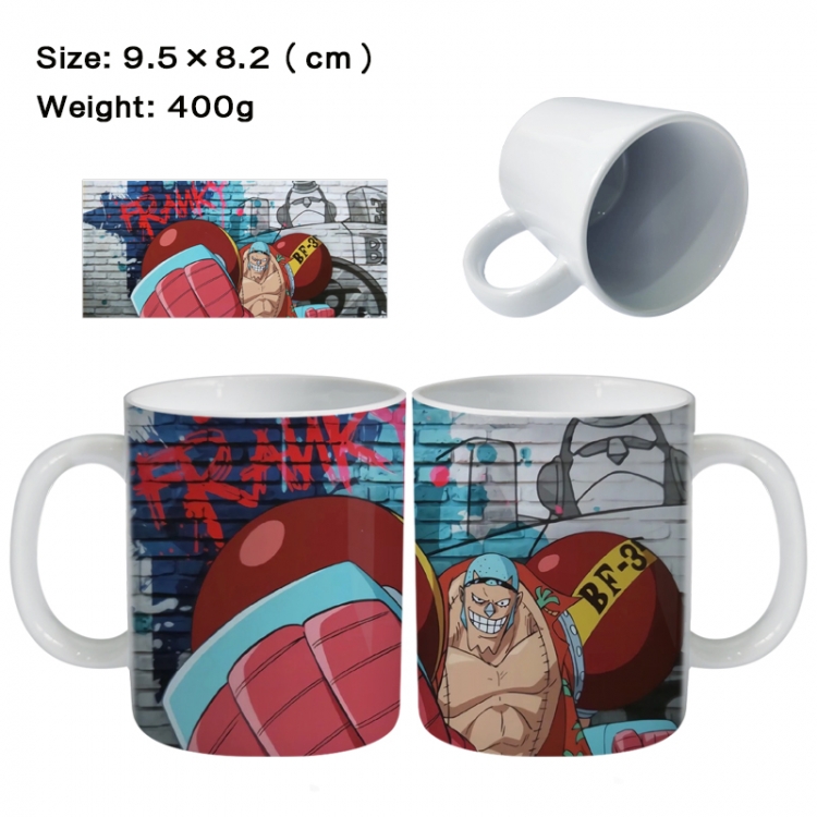 One Piece Anime peripheral ceramic cup tea cup drinking cup 9.5X8.2cm