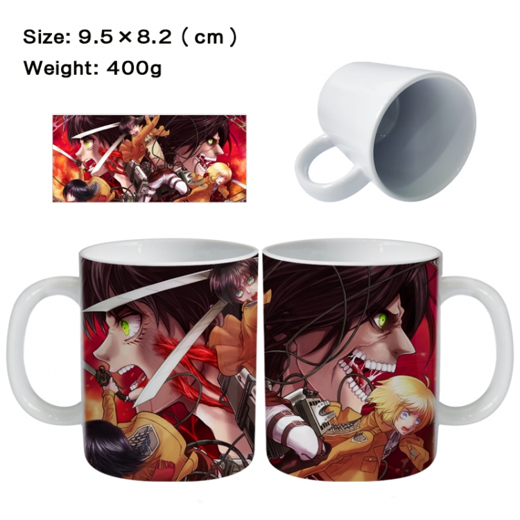 Shingeki no Kyojin Anime peripheral ceramic cup tea cup drinking cup 9.5X8.2cm