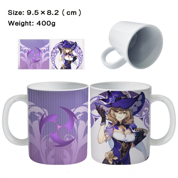 Genshin Impact Anime peripheral ceramic cup tea cup drinking cup 9.5X8.2cm