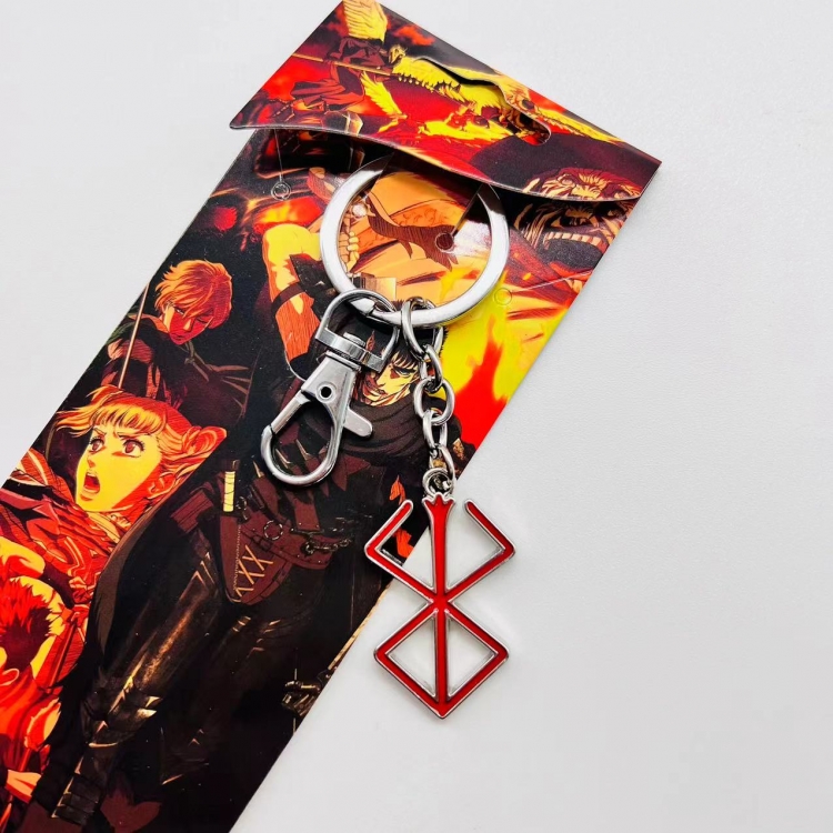 Berserk Anime peripheral metal keychain price for 5 pcs