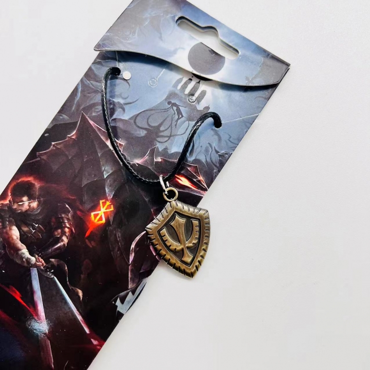 Berserk Anime peripheral leather rope necklace pendant jewelry price for 5 pcs style A