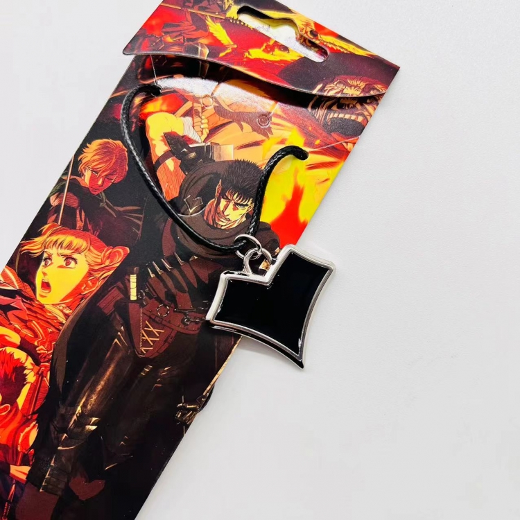 Berserk Anime peripheral leather rope necklace pendant jewelry price for 5 pcs style B