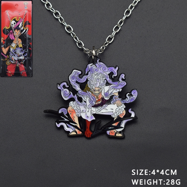 One Piece Anime cartoon metal necklace pendant price for 5 pcs