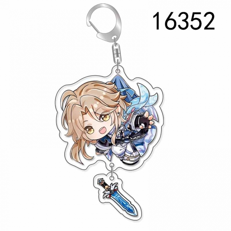 Honkai: Star Rail Anime acrylic Pendant Key Chain  price for 5 pcs
