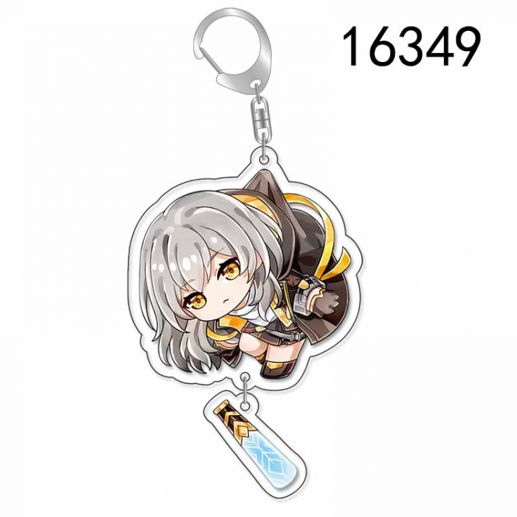 Honkai: Star Rail Anime acrylic Pendant Key Chain  price for 5 pcs