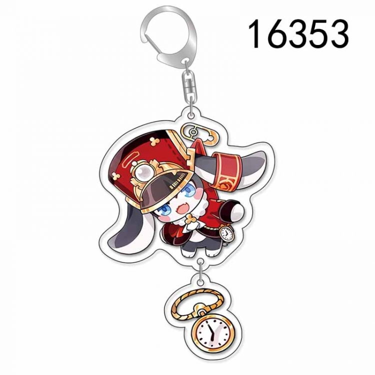 Honkai: Star Rail Anime acrylic Pendant Key Chain  price for 5 pcs