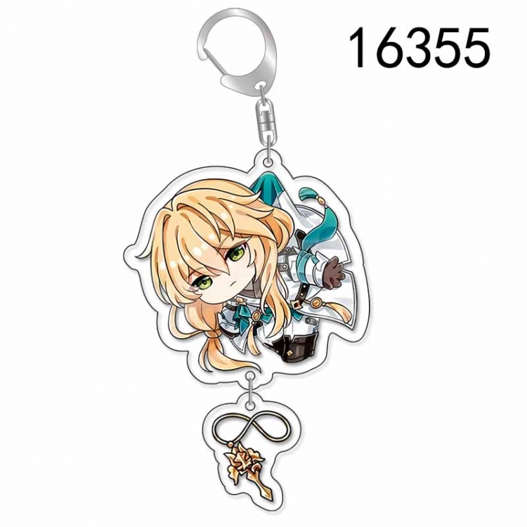 Honkai: Star Rail Anime acrylic Pendant Key Chain  price for 5 pcs