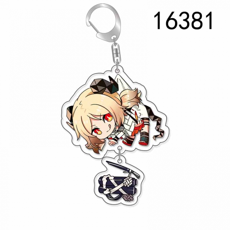 Arknights Anime acrylic Pendant Key Chain  price for 5 pcs