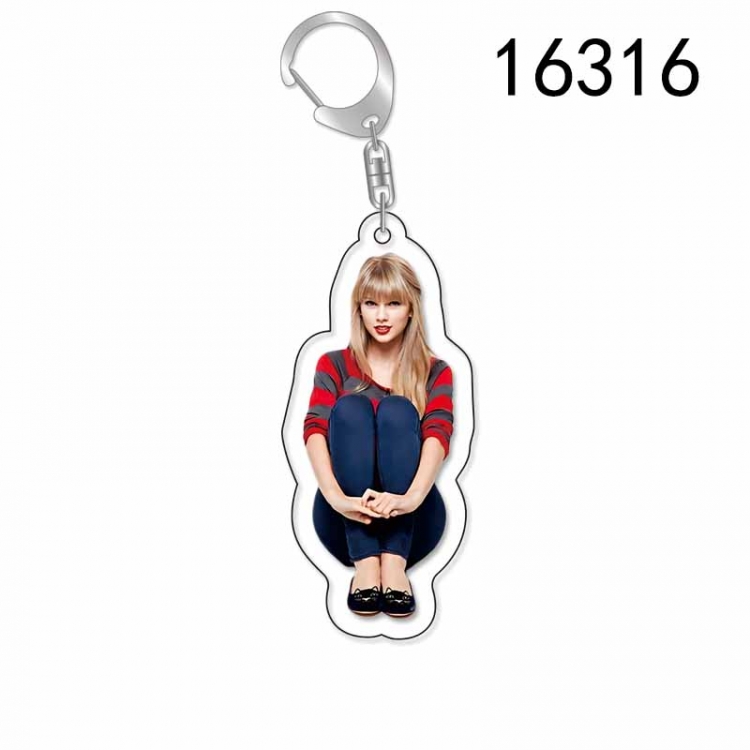 Taylor Swift Anime Acrylic Keychain Charm price for 5 pcs