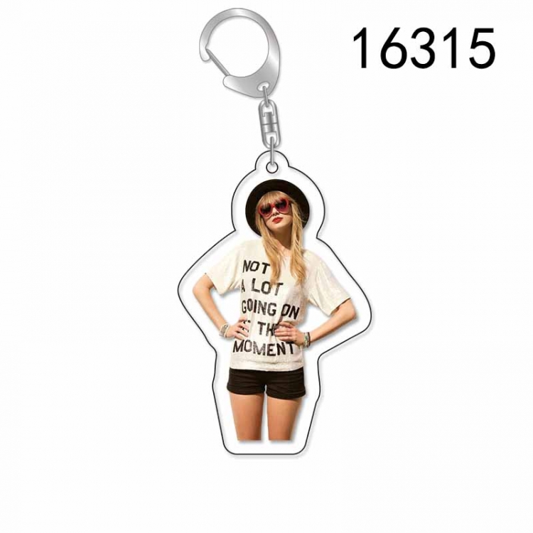 Taylor Swift Anime Acrylic Keychain Charm price for 5 pcs