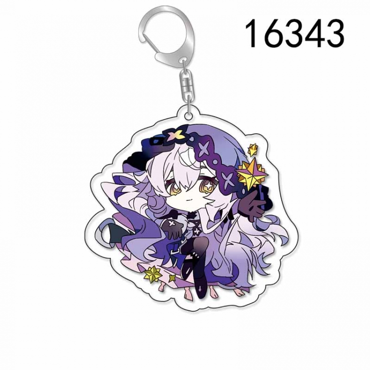 Honkai: Star Rail Anime Acrylic Keychain Charm price for 5 pcs