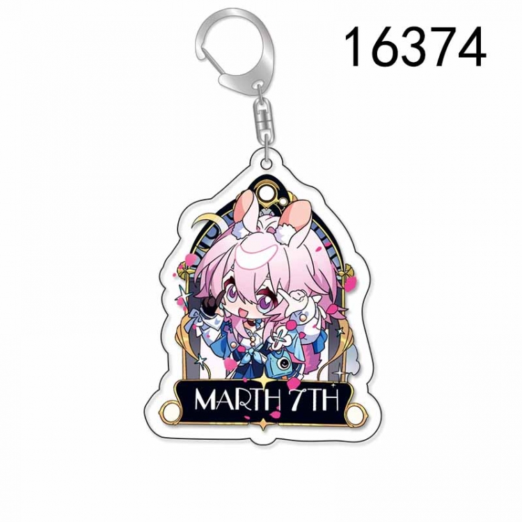 Honkai: Star Rail Anime Acrylic Keychain Charm price for 5 pcs