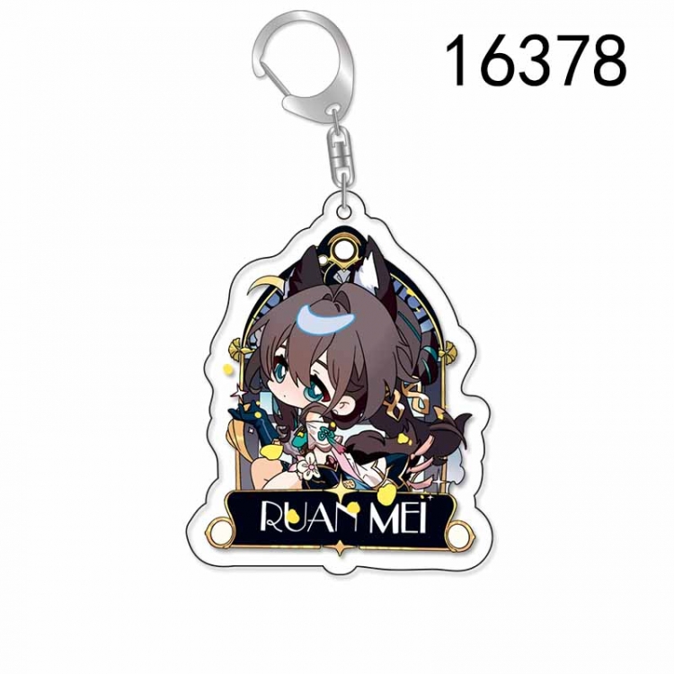 Honkai: Star Rail Anime Acrylic Keychain Charm price for 5 pcs