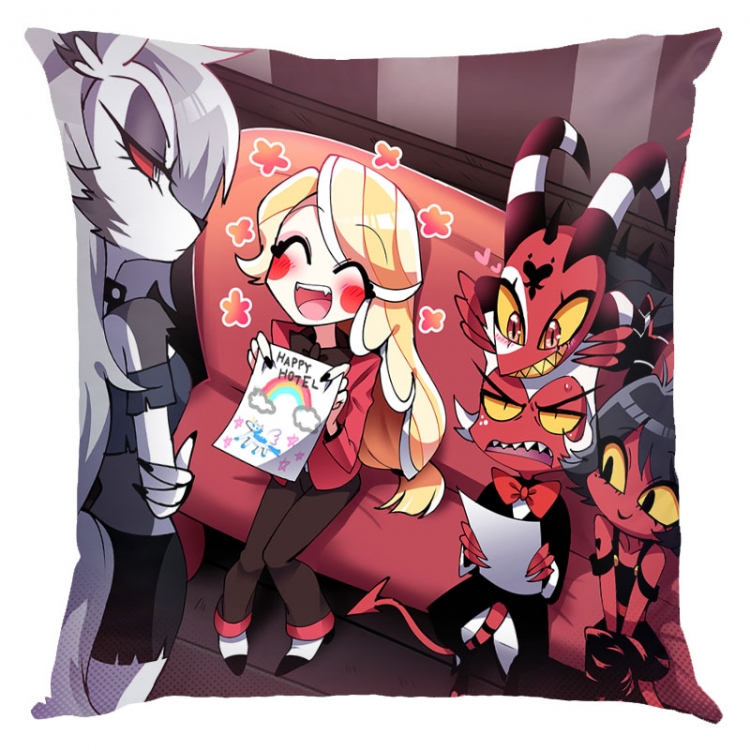 Hazbin Hotel Anime square full-color pillow cushion 45X45CM NO FILLING 