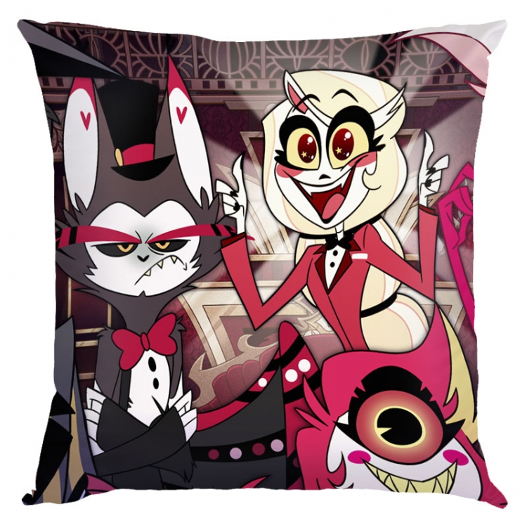 Hazbin Hotel Anime square full-color pillow cushion 45X45CM NO FILLING 