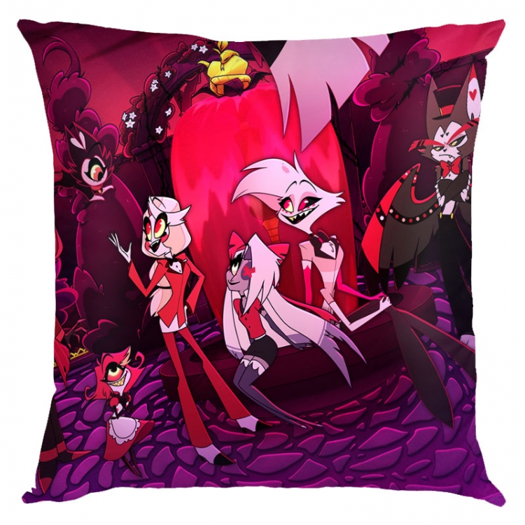 Hazbin Hotel Anime square full-color pillow cushion 45X45CM NO FILLING 
