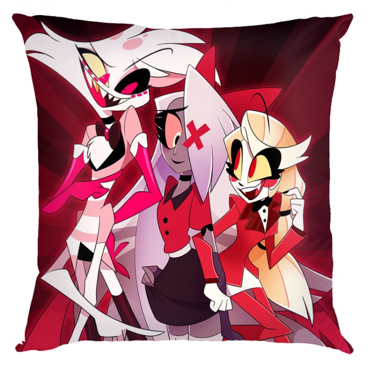 Hazbin Hotel Anime square full-color pillow cushion 45X45CM NO FILLING 