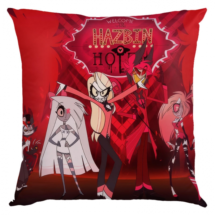 Hazbin Hotel Anime square full-color pillow cushion 45X45CM NO FILLING 