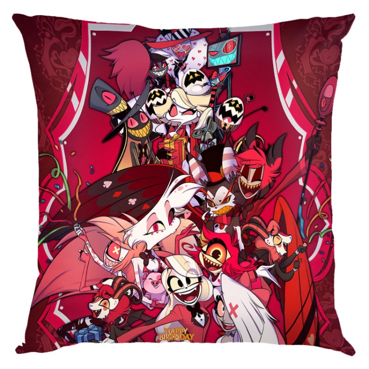 Hazbin Hotel Anime square full-color pillow cushion 45X45CM NO FILLING 