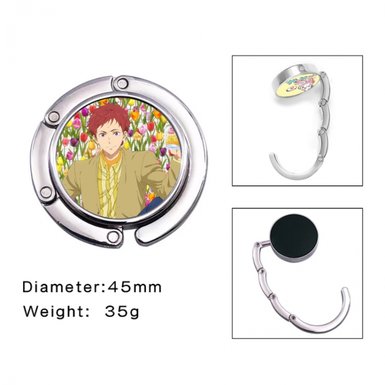 Free! Anime folding bag hanger table edge bag hook 45mm