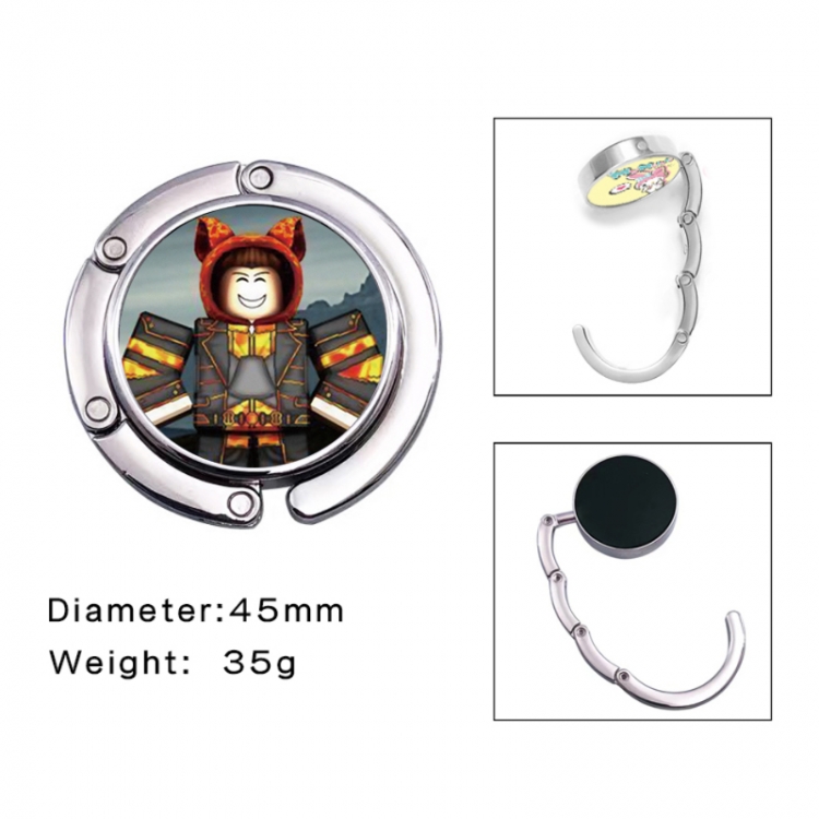 Roblox Anime folding bag hanger table edge bag hook 45mm