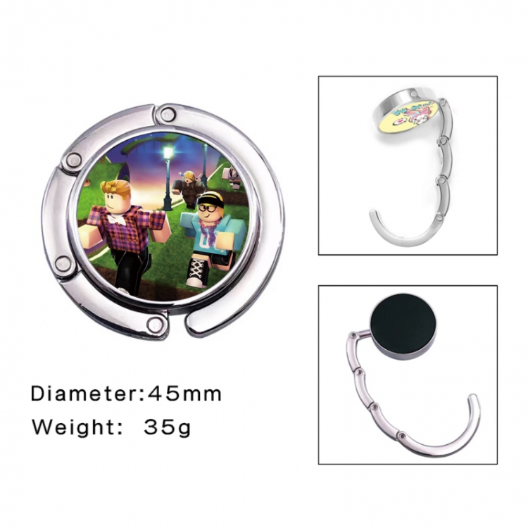 Roblox Anime folding bag hanger table edge bag hook 45mm