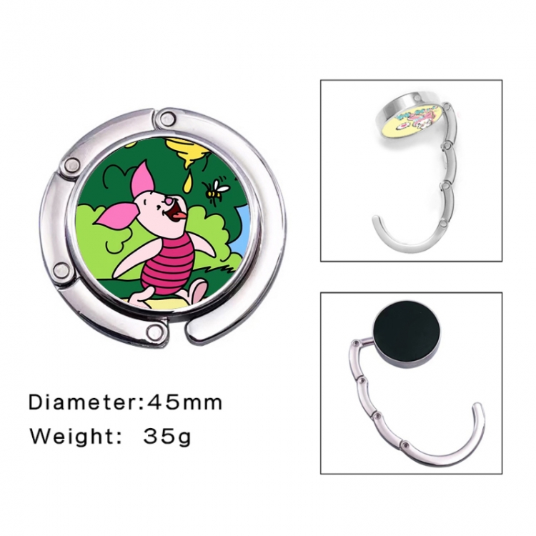 Disney Anime folding bag hanger table edge bag hook 45mm